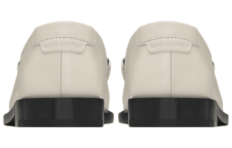 Ботинки Saint Laurent Loafer White - изображение 4