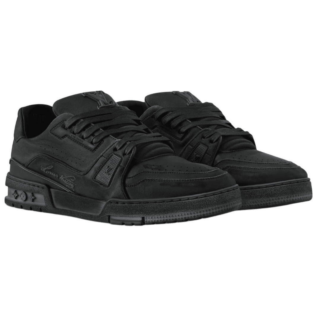 Кроссовки Louis Vuitton Trainer Low Top Black - изображение 3