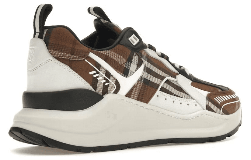 Кроссовки Burberry Vintage Check Low Sneakers Brown - изображение 4