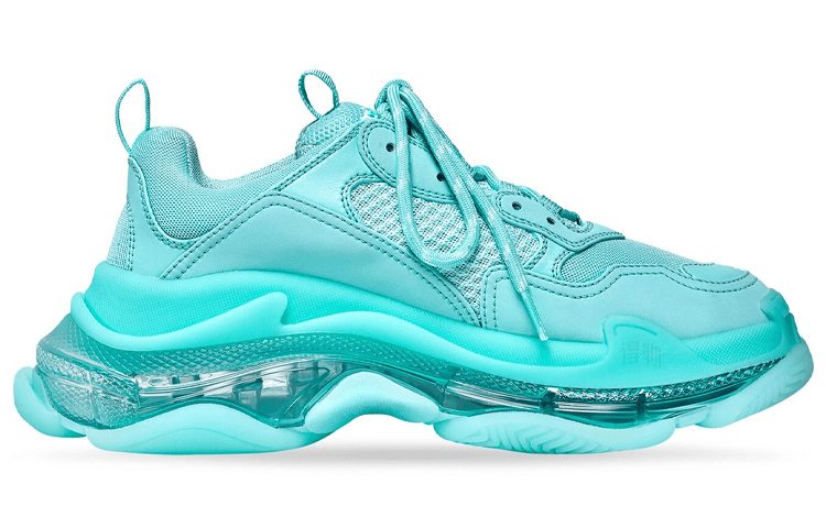 Кроссовки Balenciaga Triple S Blue - изображение 2