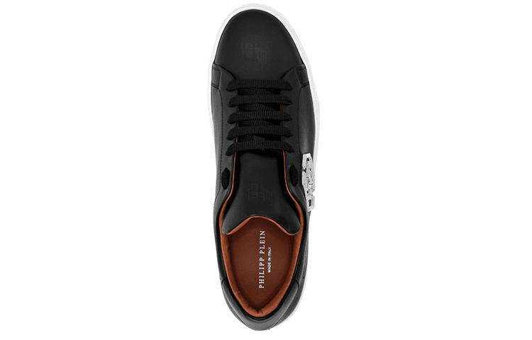 Кроссовки Philipp Plein Hexagon Low Top Black - изображение 4