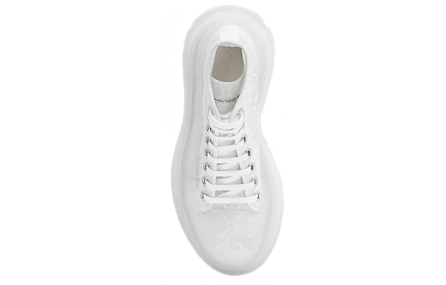 Ботинки Alexander McQueen Tread Slick White - изображение 5