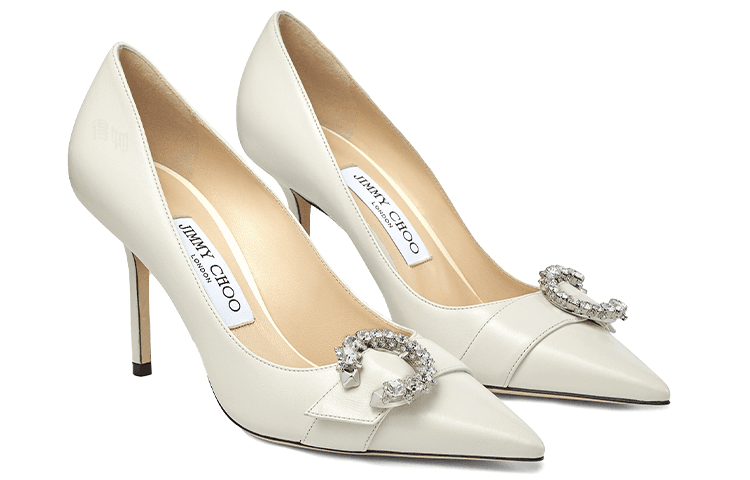 Туфли Jimmy Choo Saresa 85 White - изображение 2