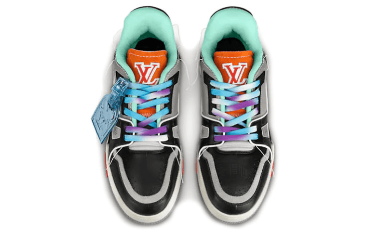 Кроссовки Louis Vuitton Trainer Black Blue - изображение 4
