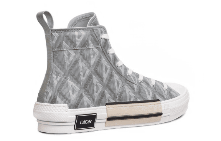 Кроссовки Dior B23 High-Top Sneakers Grey - изображение 5