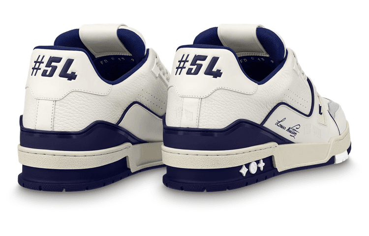 Кроссовки LOUIS VUITTON Trainer #54 White Blue - изображение 3