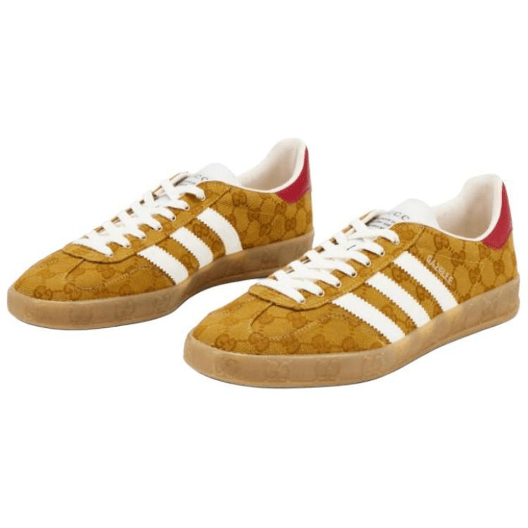 Кроссовки adidas x Gucci Gazelle Beige - изображение 3