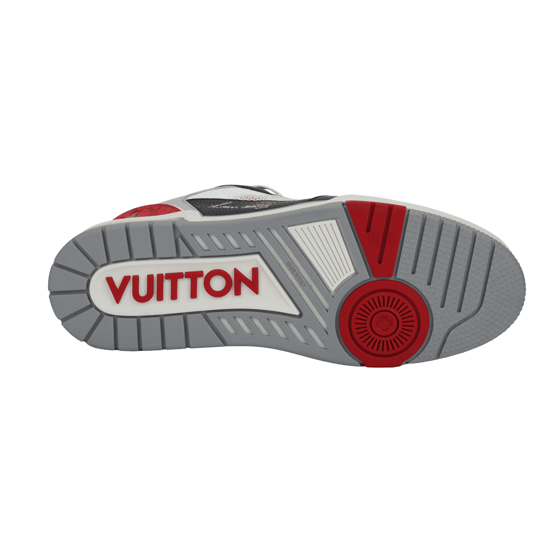 Кроссовки Louis Vuitton Trainer Low Top Black Red White - изображение 5