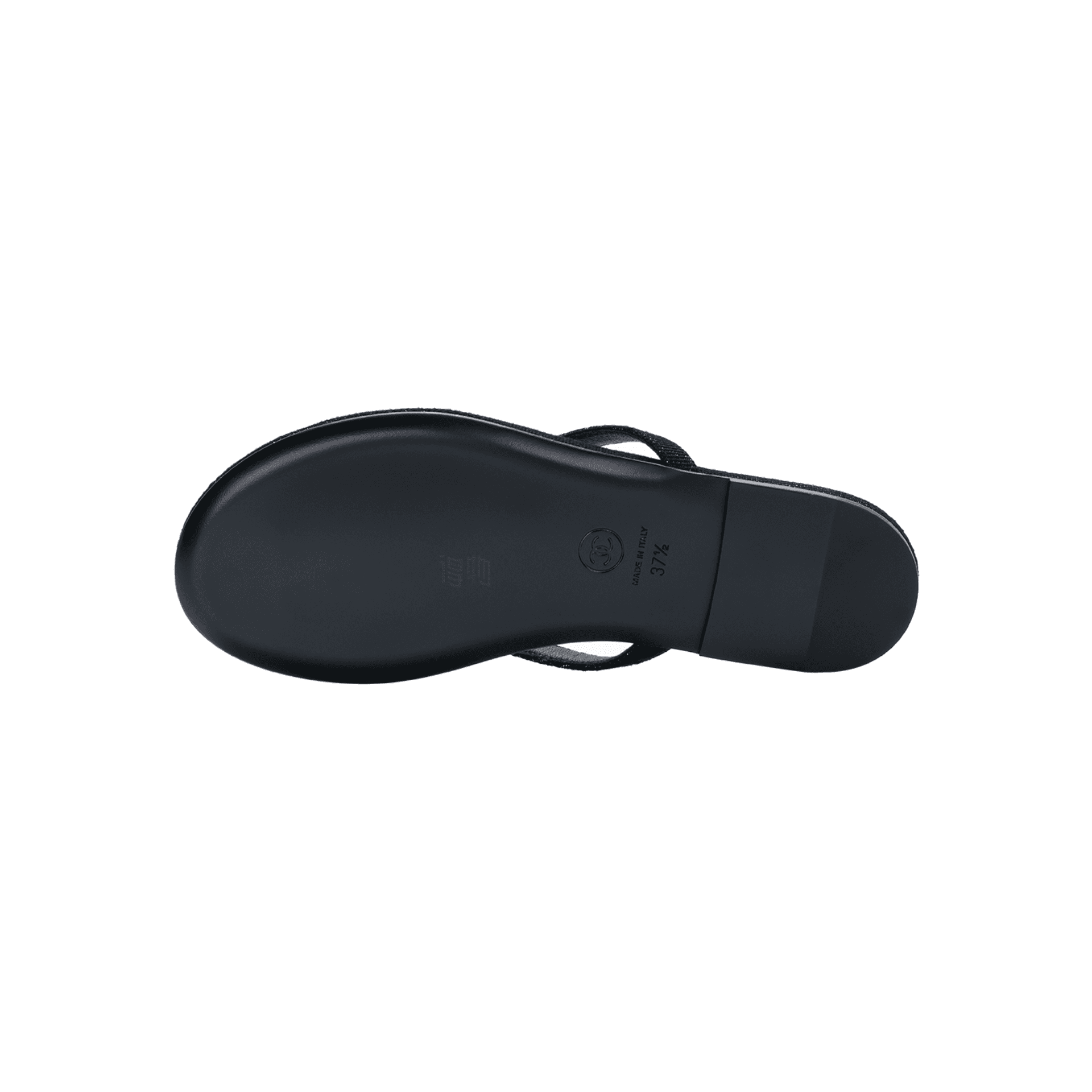 Шлёпанцы CHANEL 24S Flat Toe Sandals Black - изображение 5