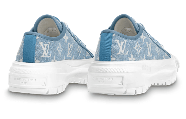 Кроссовки Louis Vuitton Squad Denim Low Blue - изображение 5