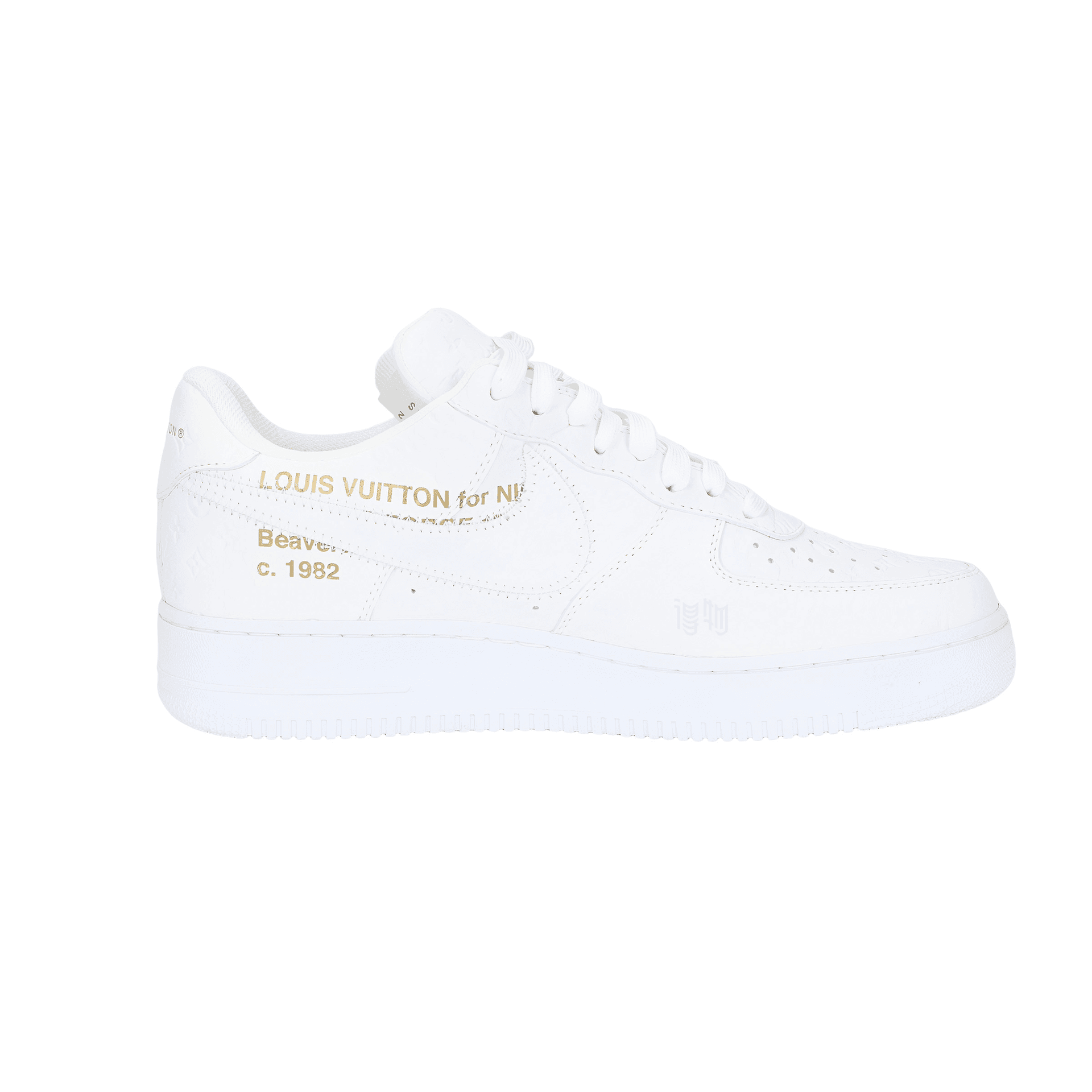 Кроссовки Nike x Louis Vuitton Air Force 1 Low White - изображение 2