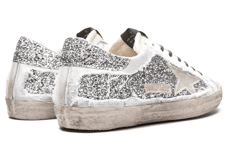 Кроссовки Golden Goose Super-Star Silver Distressed - изображение 4