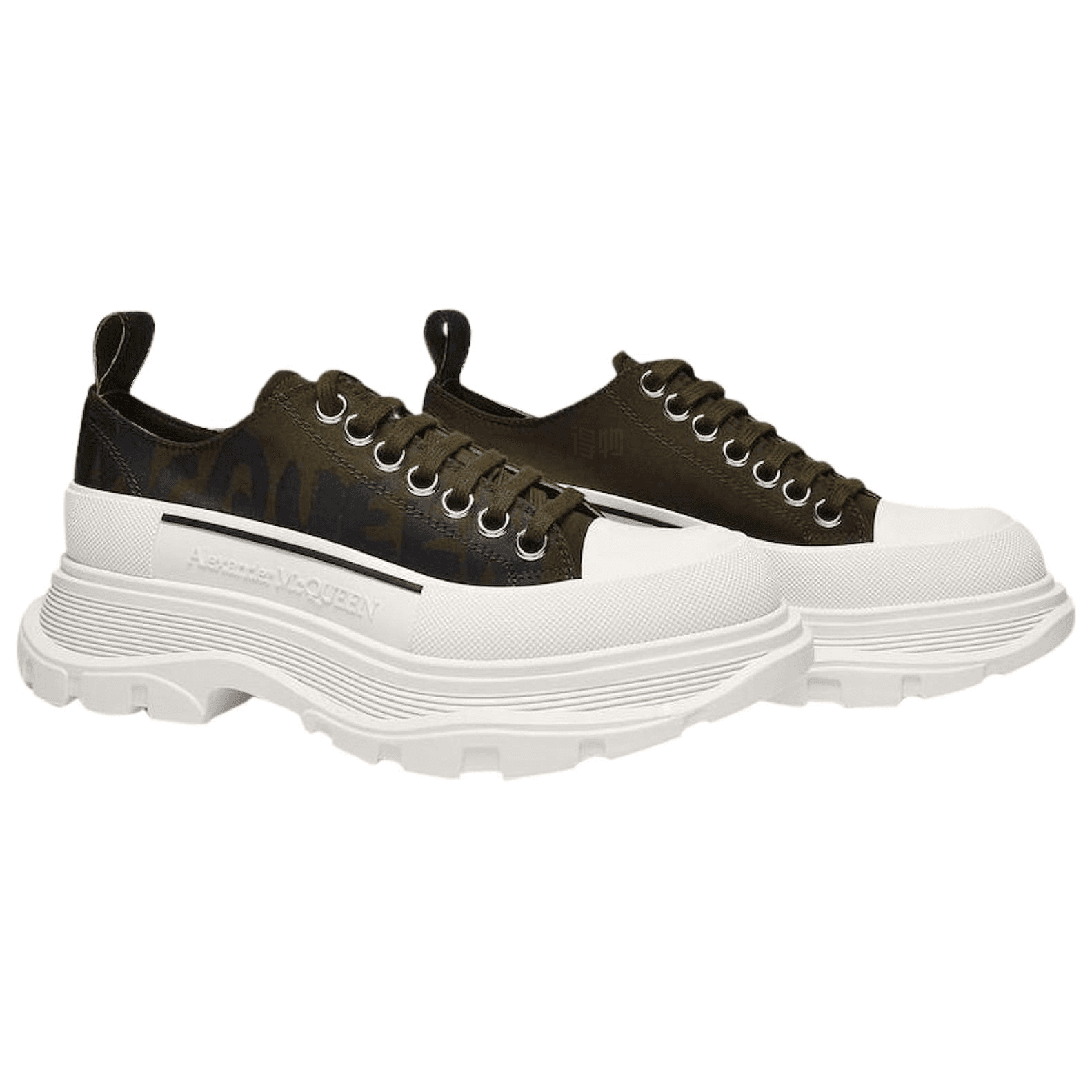 Кроссовки Alexander McQueen Tread Slick Olive - изображение 3
