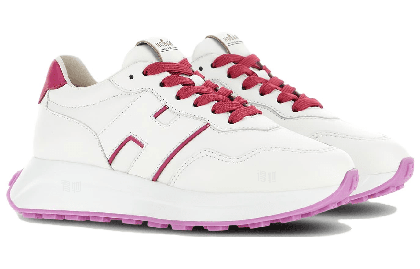 Кроссовки Hogan H641 White Purple - изображение 3