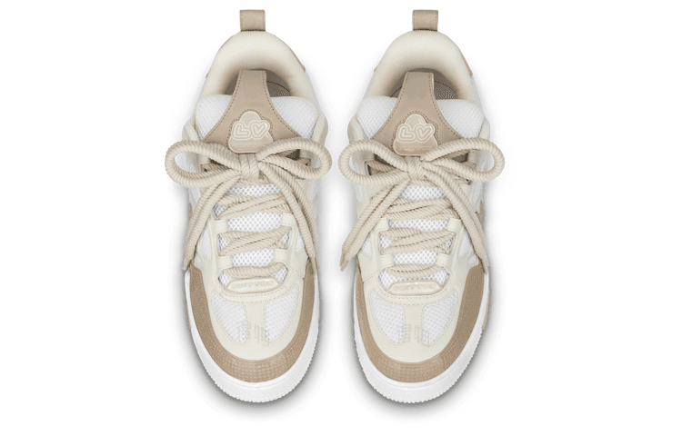 Кроссовки Louis Vuitton Stake White Brown - изображение 4