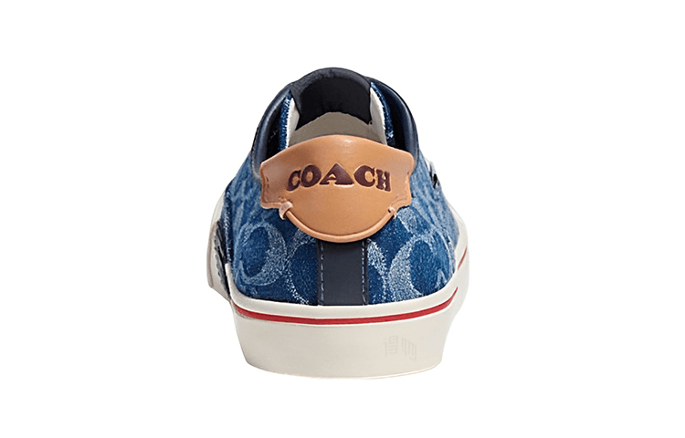 Кроссовки COACH Low Top Sneakers Blue - изображение 4