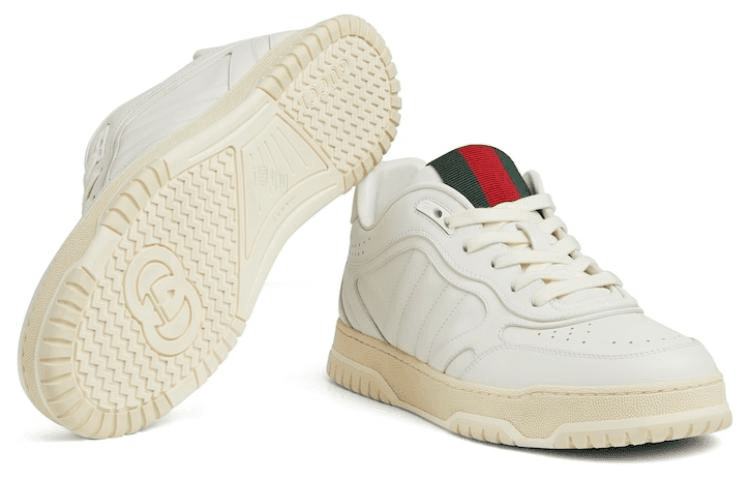Кроссовки Gucci Re-Web Low White Green Red - изображение 5