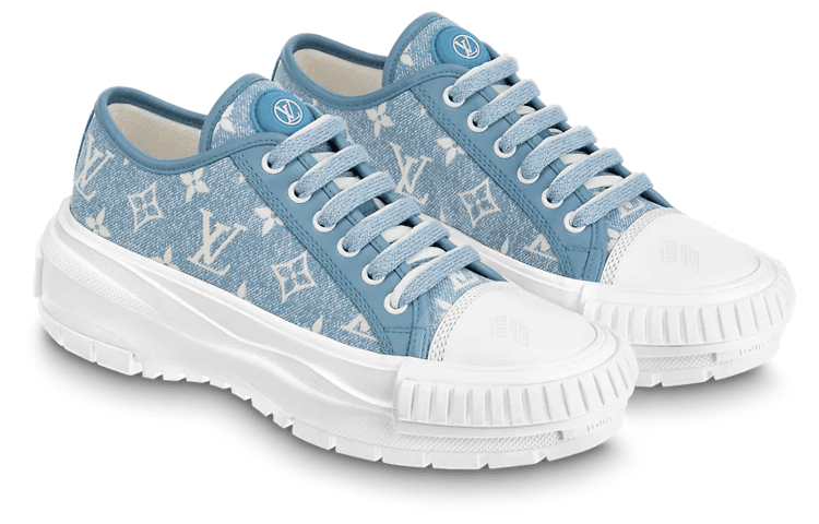 Кроссовки Louis Vuitton Squad Denim Low Blue - изображение 3