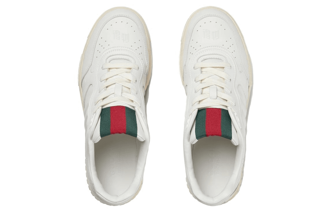 Кроссовки Gucci Re-Web Low White Green Red - изображение 3