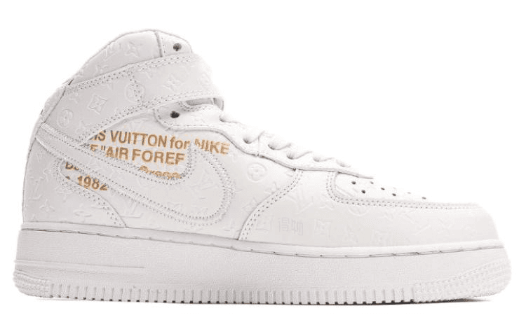 Кроссовки Nike x Louis Vuitton Air Force 1 White - изображение 2