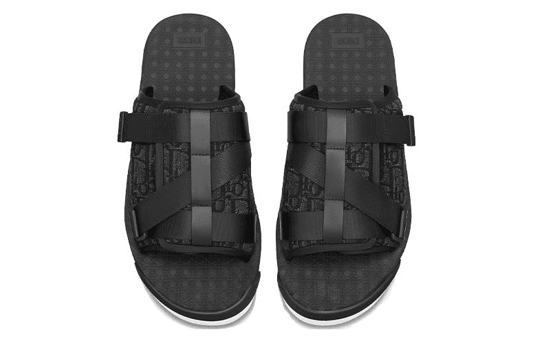 Сандалии Dior Alpha Slides Black - изображение 5