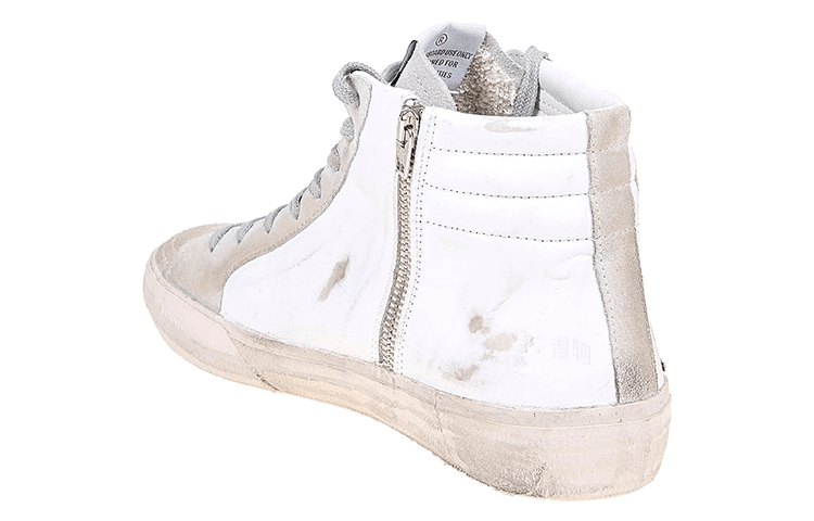 Кроссовки Golden Goose High Top Sneakers White Distressed - изображение 5