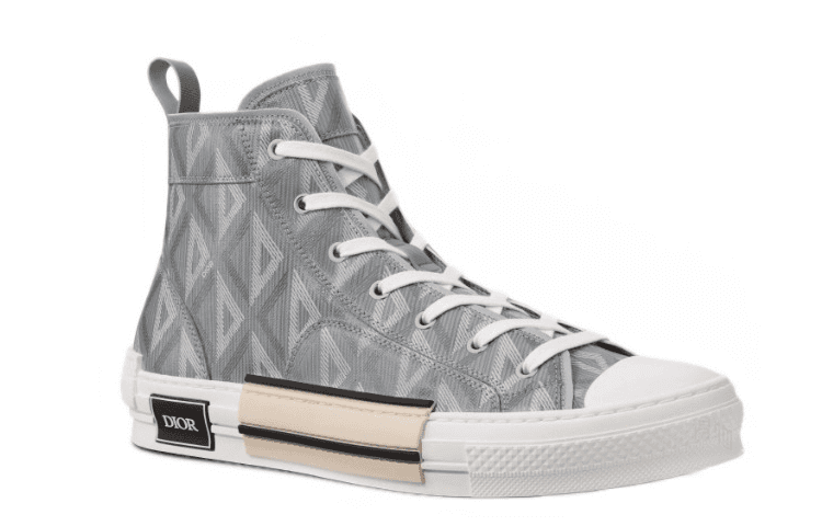 Кроссовки Dior B23 High-Top Sneakers Grey - изображение 3