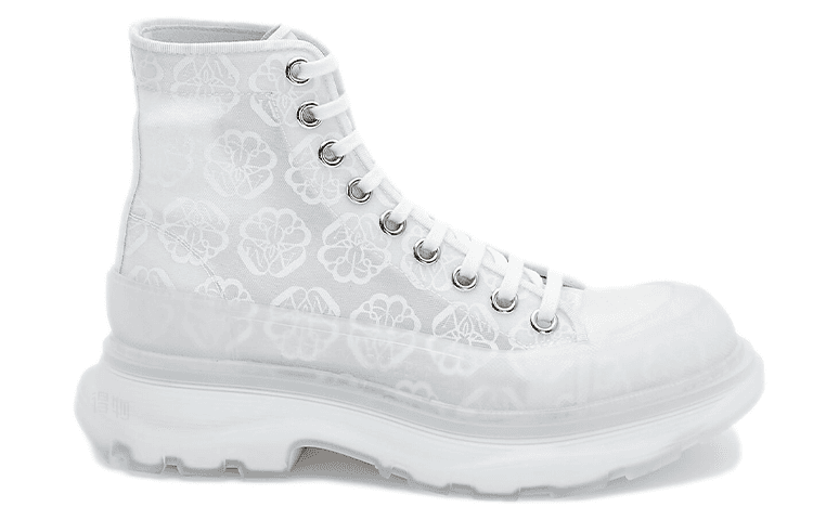 Ботинки Alexander McQueen Tread Slick White - изображение 2