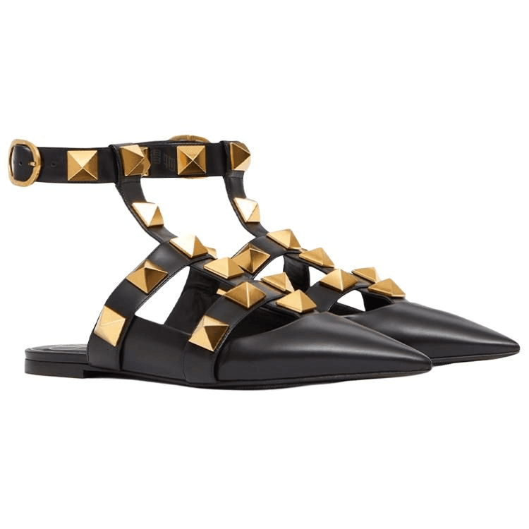 Тапочки Valentino Roman Stud Black - изображение 3