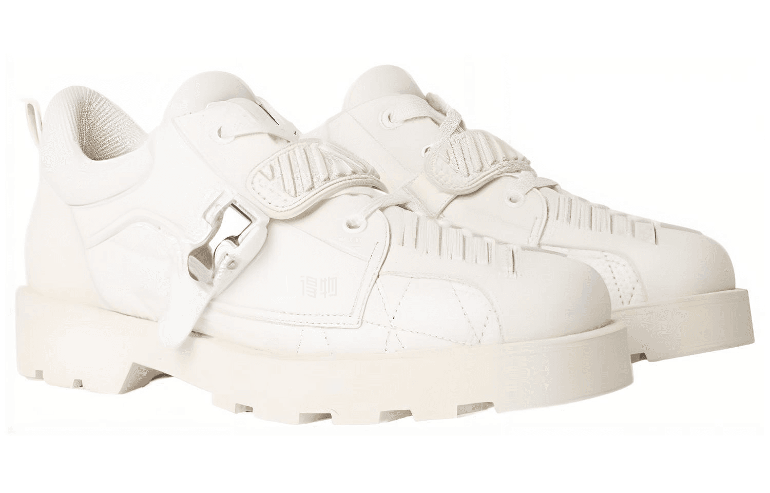 Кроссовки Gucci Leather Low-Top Sneakers White - изображение 3