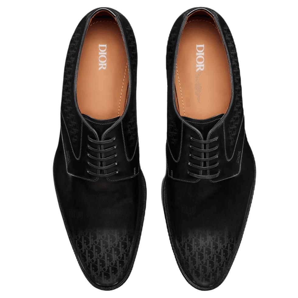 Dior Timeless Oblique Derby Shoes Black - изображение 4
