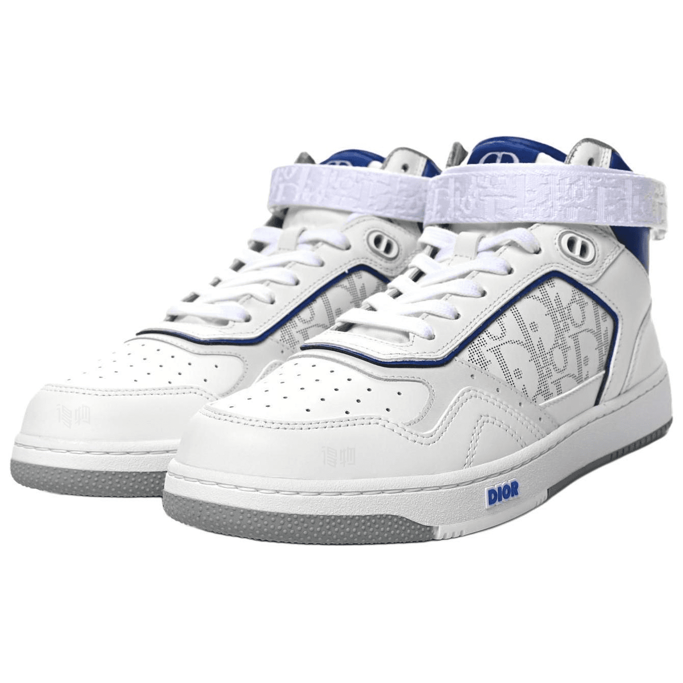 Кроссовки Dior B27 High-Top White Purple - изображение 3