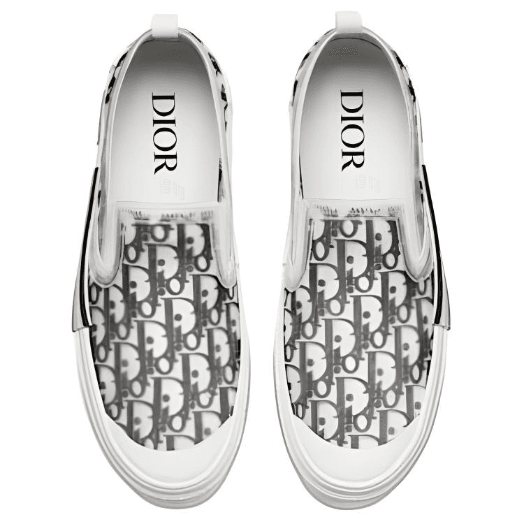Ботинки DIOR B23 Low Top Sneakers Black White - изображение 5