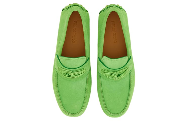 Ferragamo Повседневная обувь Мужская Зеленая - изображение 4