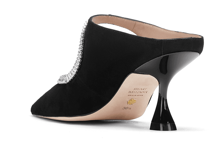 Туфли stuart weitzman Xcurve Crystal 75 Mule - изображение 5