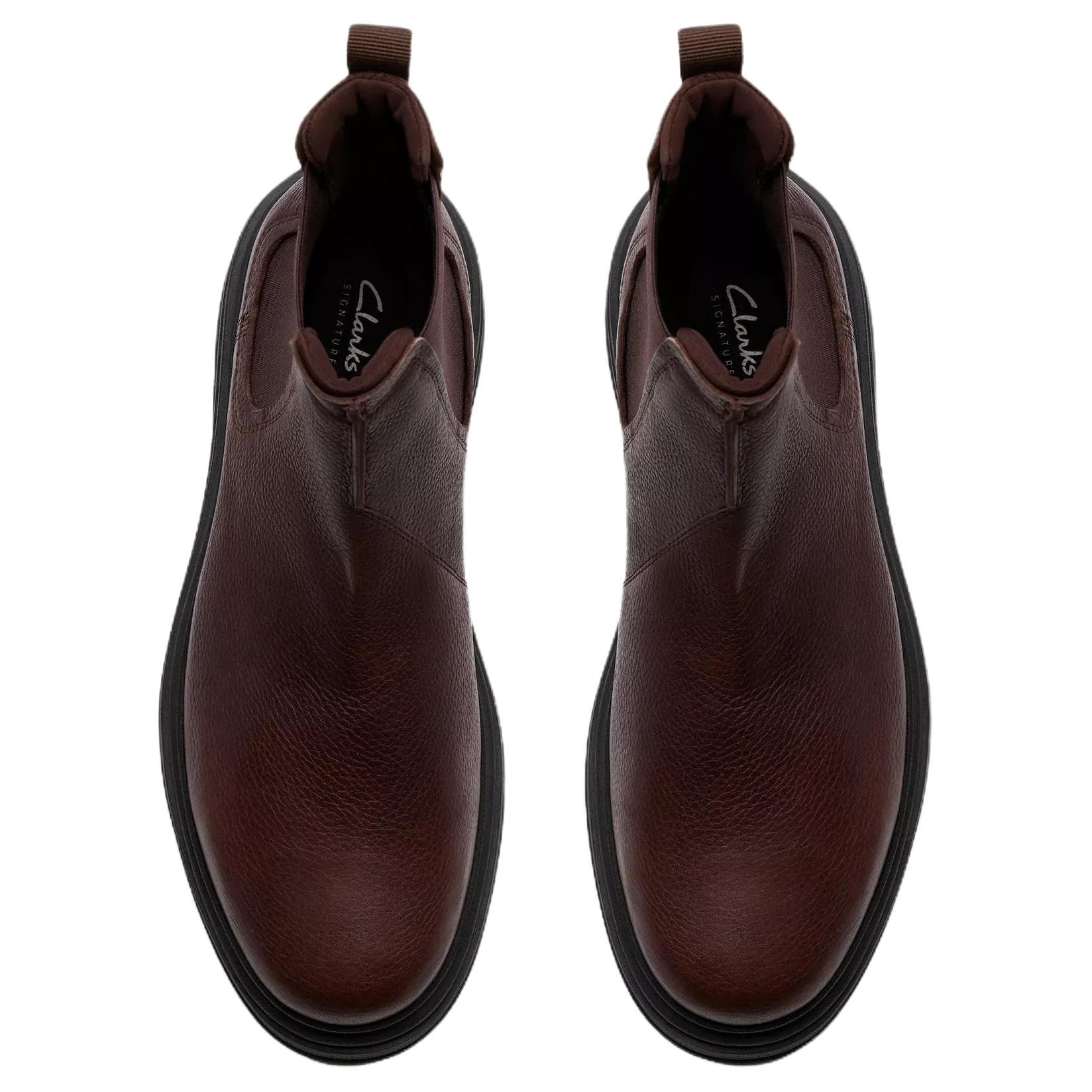 Ботинки челси Clarks Badbury Easy Chelsea Мужской Темно-Коричневый - изображение 4