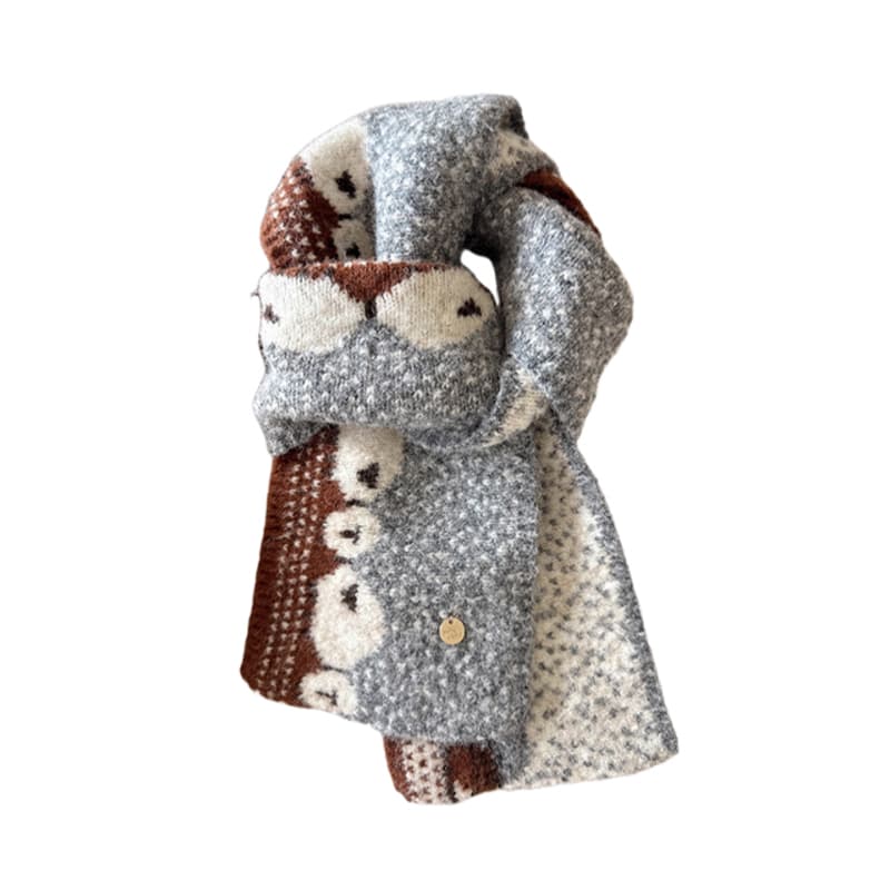 Шарф VIVIWELL Плетеные шарфы Knit Scarves Унисекс - изображение 1
