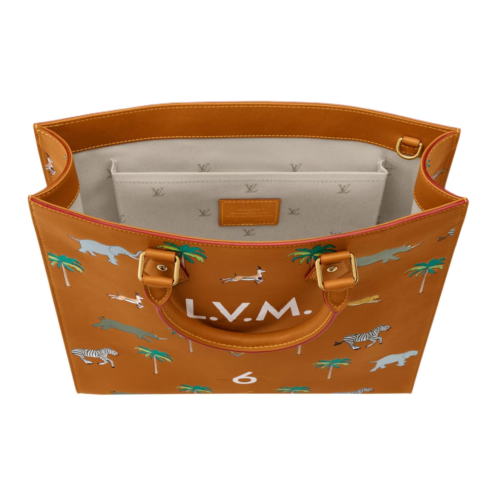 Сумка LOUIS VUITTON x THE DARJELING LIMITED Sac Plat Tote - изображение 3