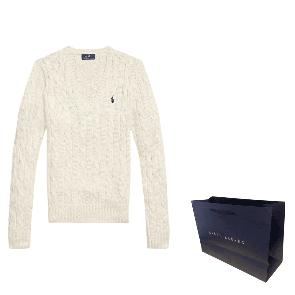 Кофта Polo Ralph Lauren SS25 Трикотаж Стандартный размер Женские Кремы - изображение 2