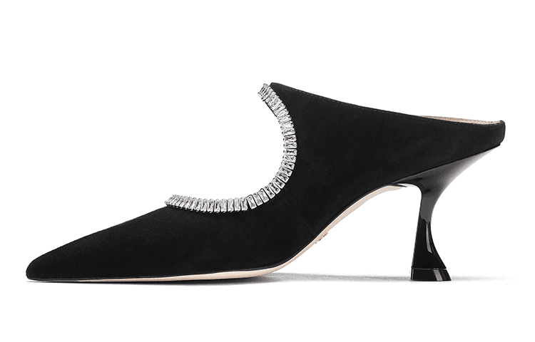 Туфли stuart weitzman Xcurve Crystal 75 Mule - изображение 1