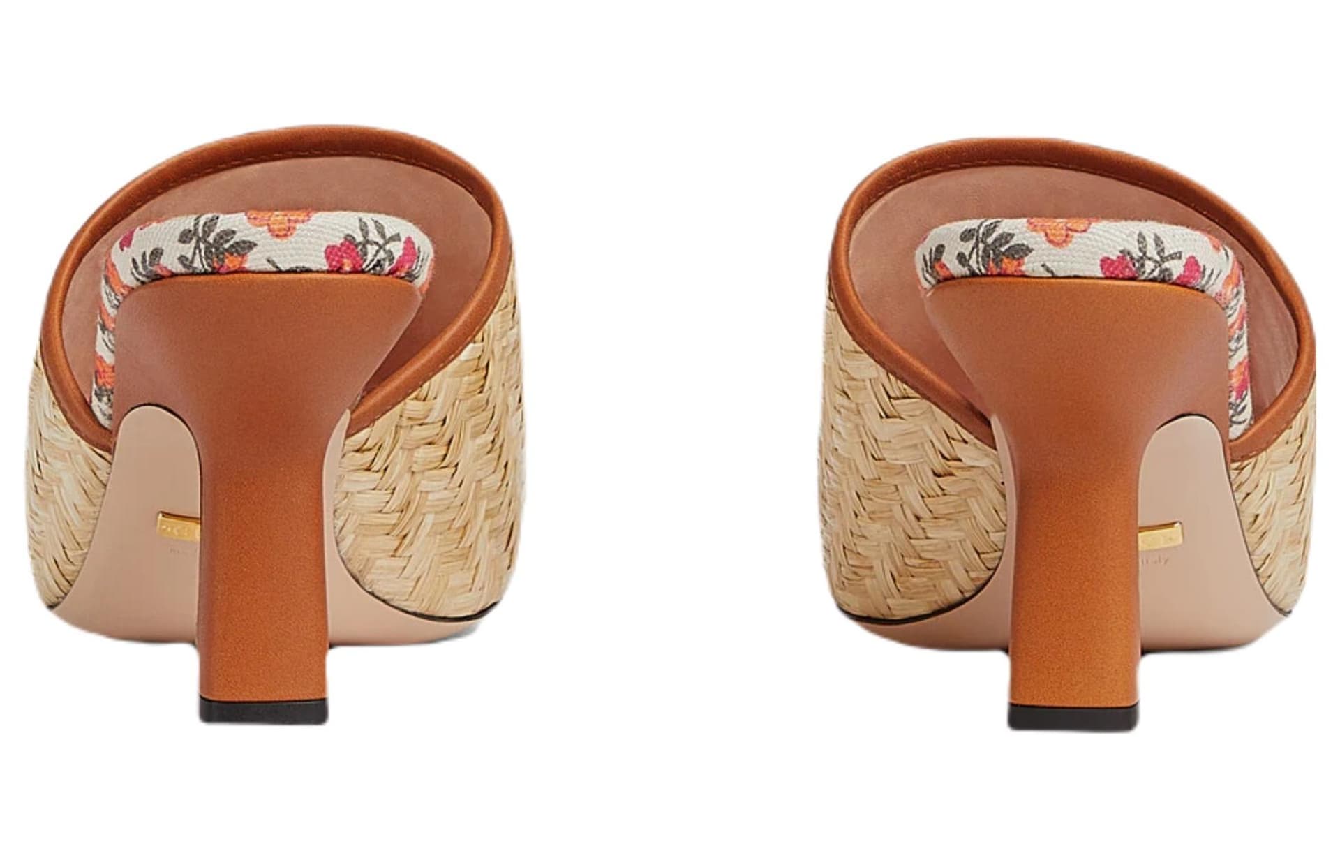 Сандалии Gucci Slide Sandals Beige Brown - изображение 4