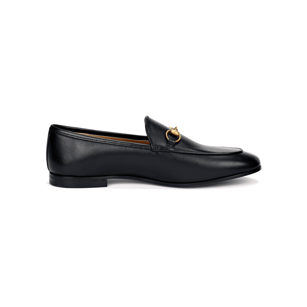 Лоферы Gucci Leather Loafers Black - изображение 2