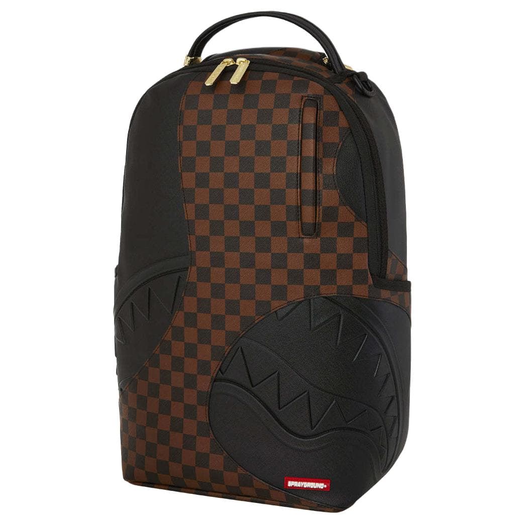 Рюкзак SPRAYGROUND Поливинилхлорид Рюкзак Унисекс Черный и Темно-Коричневый - изображение 2