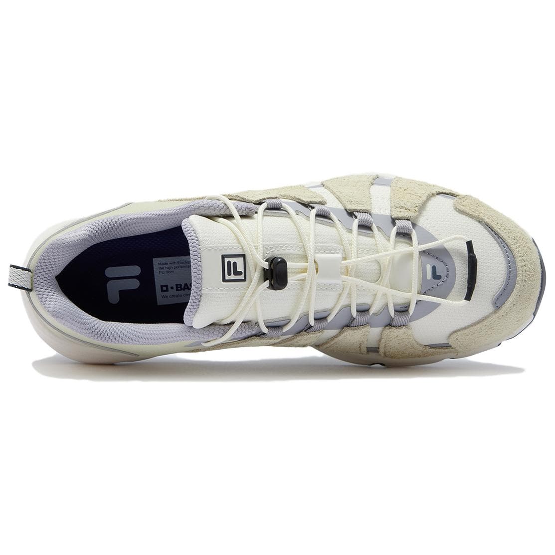 Кроссовки FILA FUSION COMO X Альпинистское приключение Обувь Women's White Желтый - изображение 2