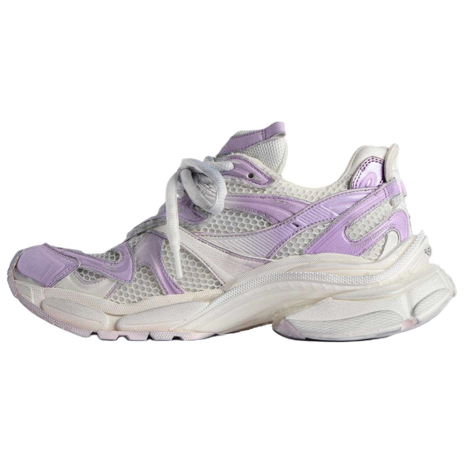 Кроссовки Balenciaga Runner2,0 Runner 2,0 Градиентный Lines Низкий Топ Массивные Кроссовки Женские Серый Розовый - изображение 1
