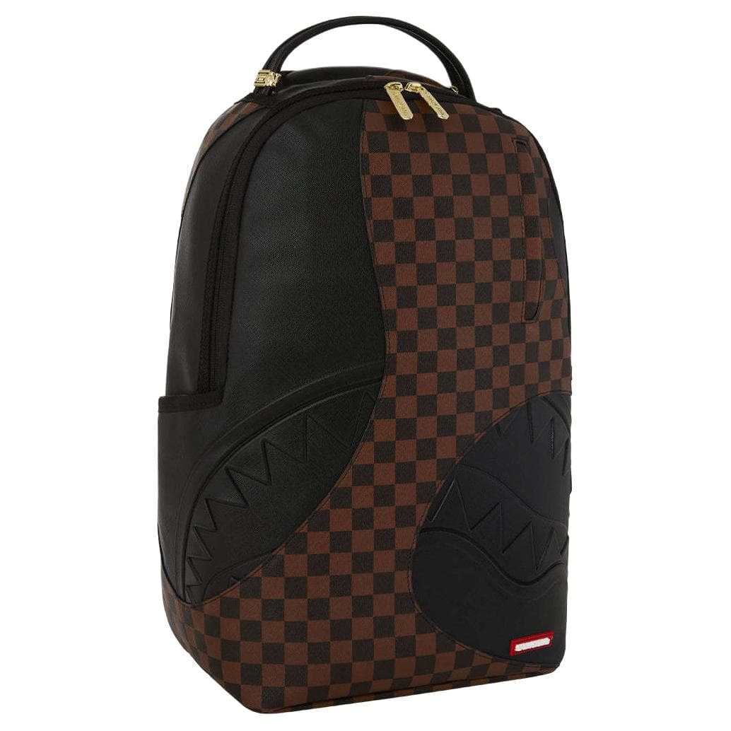 Рюкзак SPRAYGROUND Поливинилхлорид Рюкзак Унисекс Черный и Темно-Коричневый - изображение 3