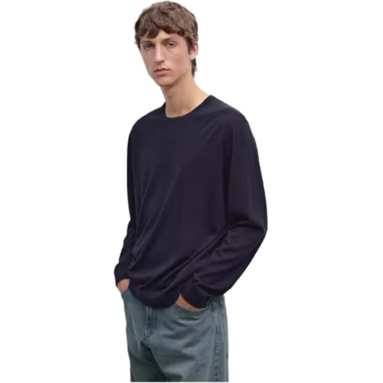 Massimo Dutti Синий Мужской Трикотаж - изображение 3