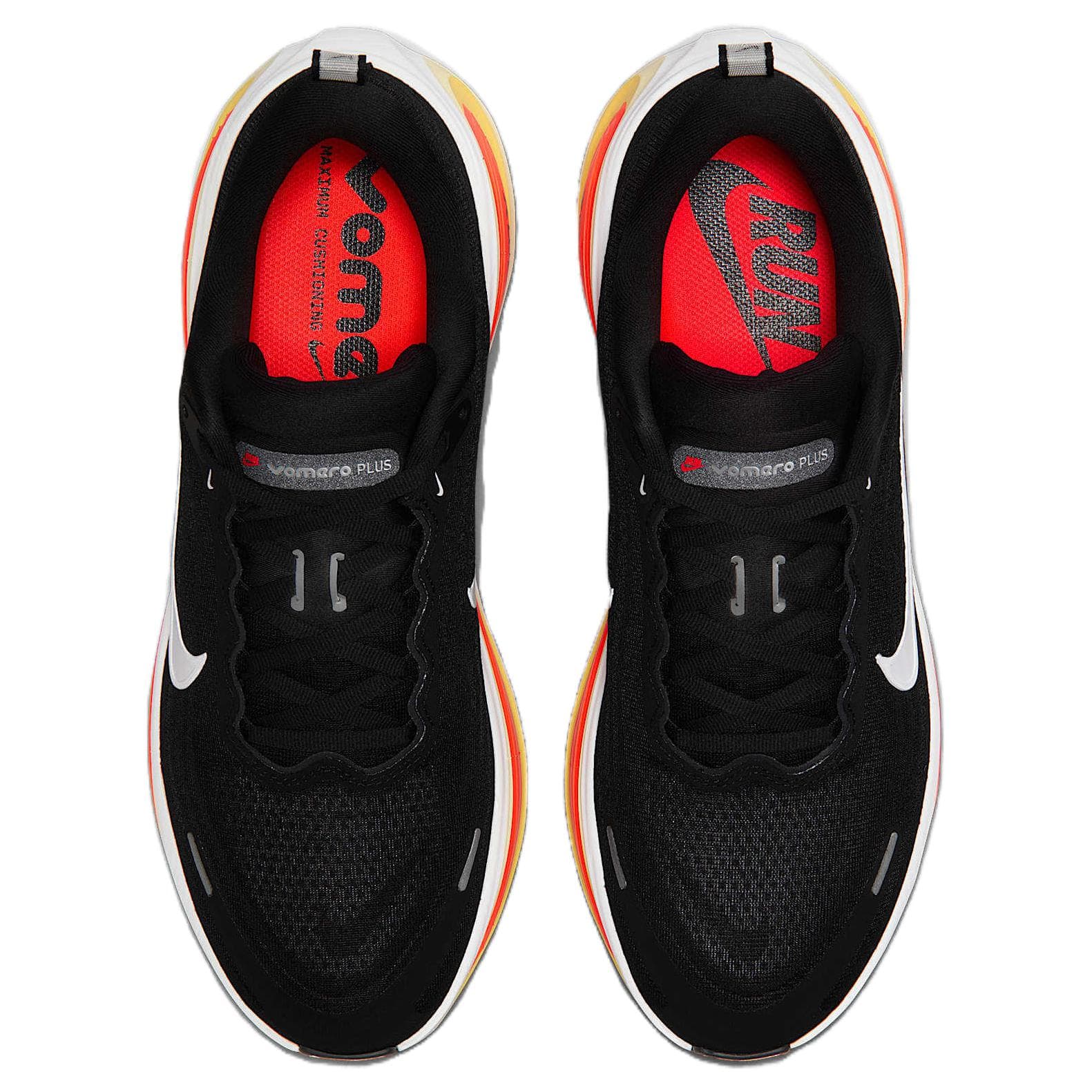 Кроссовки для бега Nike Vomero Plus Дышащий Low Топ Беговые кроссовки Мужской Черный - изображение 4