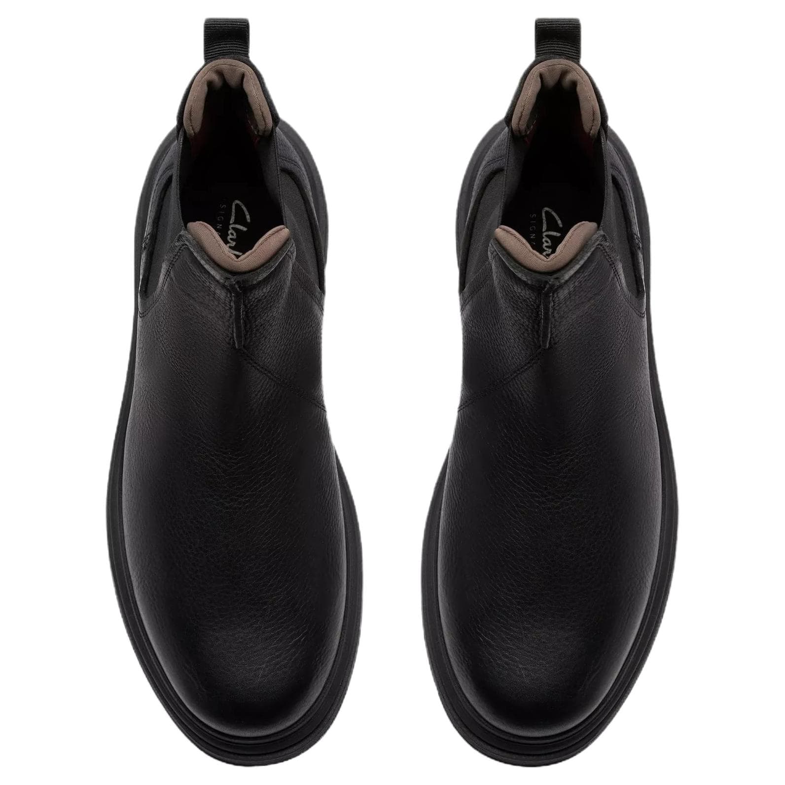 Ботинки челси Clarks Badbury Easy кожа Chelsea мужские черные - изображение 4