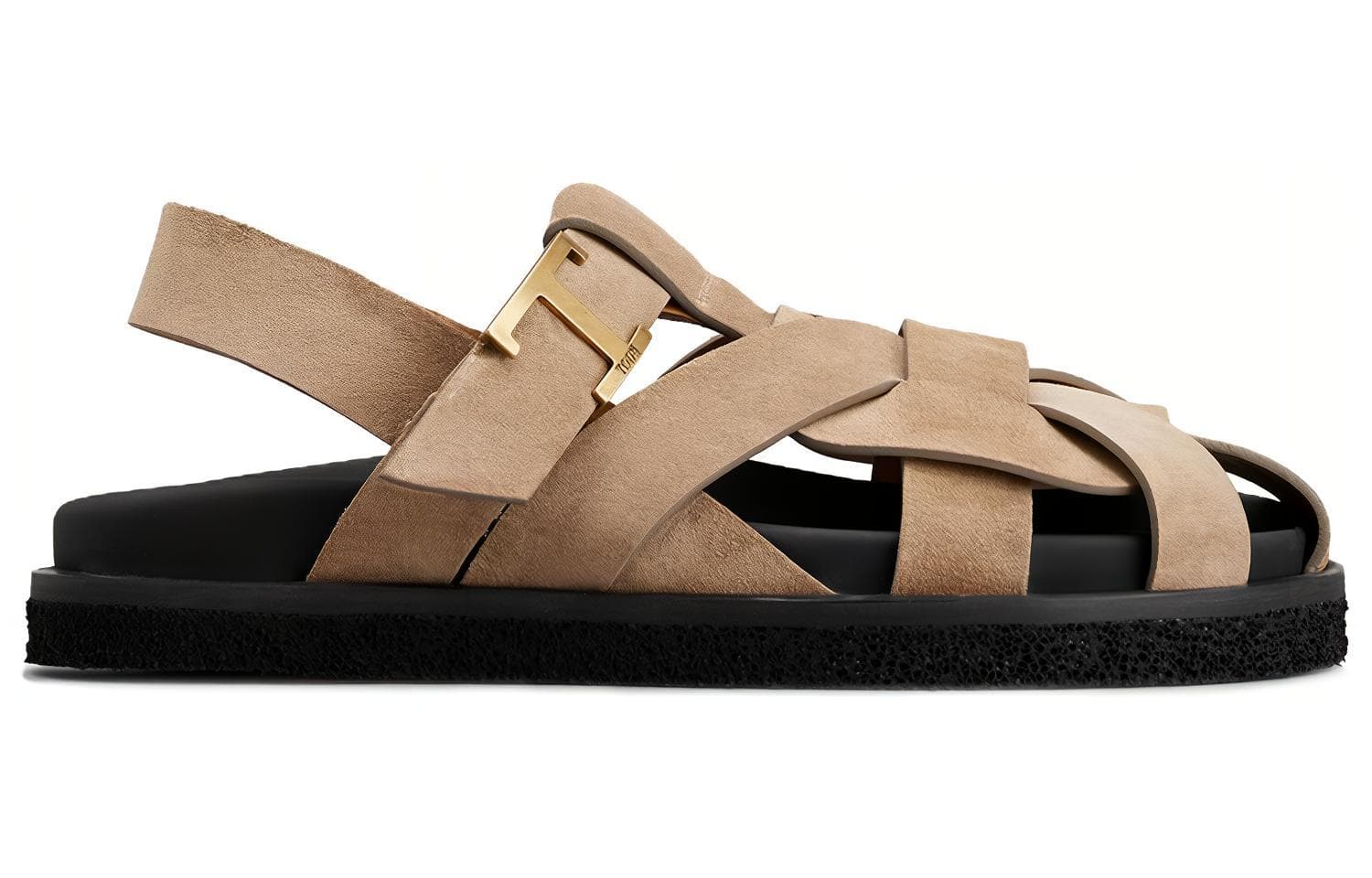 Сандалии TOD'S T Timeless Замшевые римские сандалии женские коричневые - изображение 2